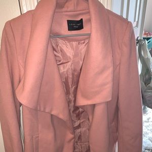 Pink pea coat